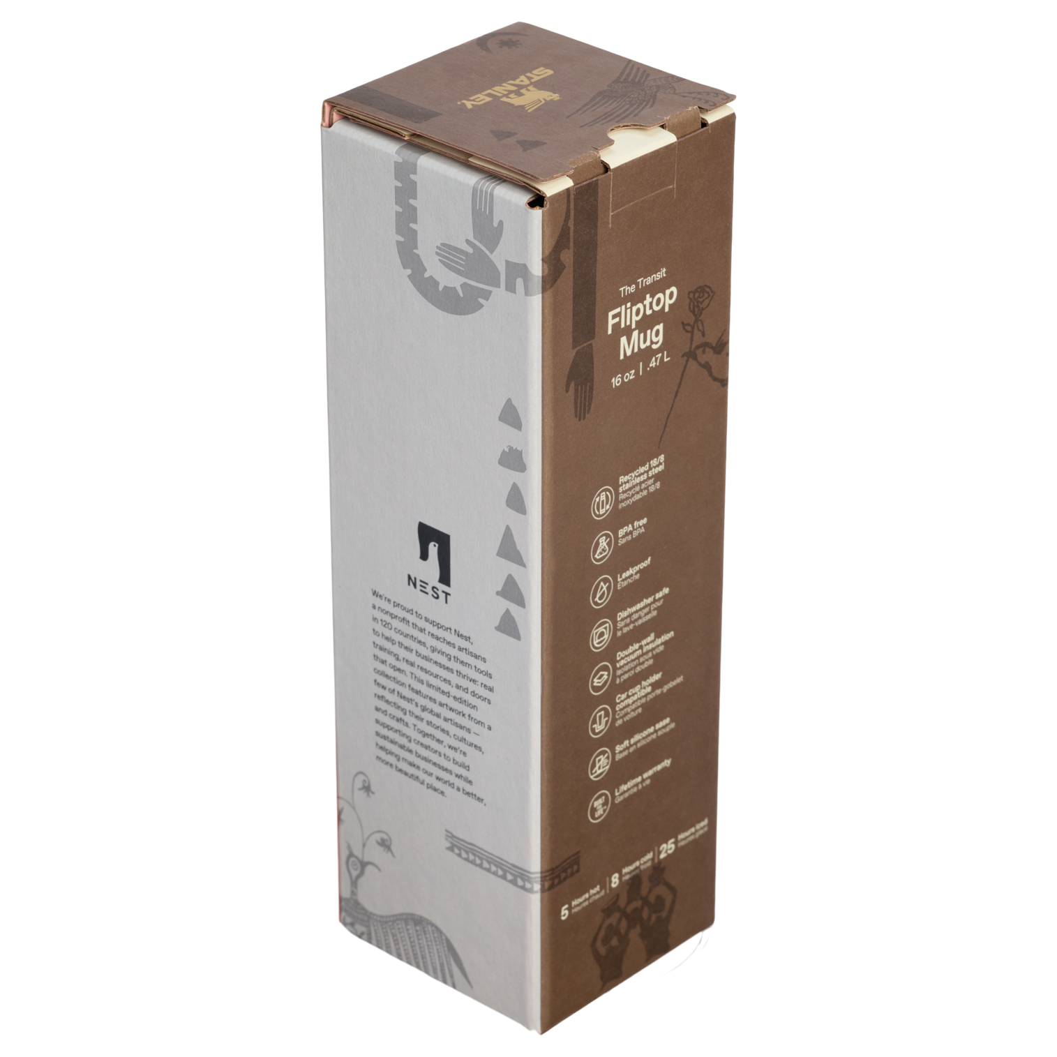 The Stanley 1913 x Nest AeroLight™ Transit Transit Flip Top Mug | 16 OZ